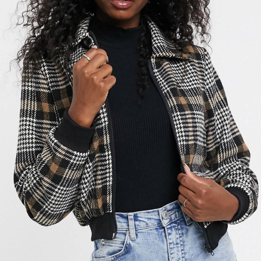 Jacket in check